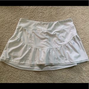 White Avia Tennis Skirt